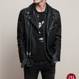 Bruce leather biker jacket John varvatos